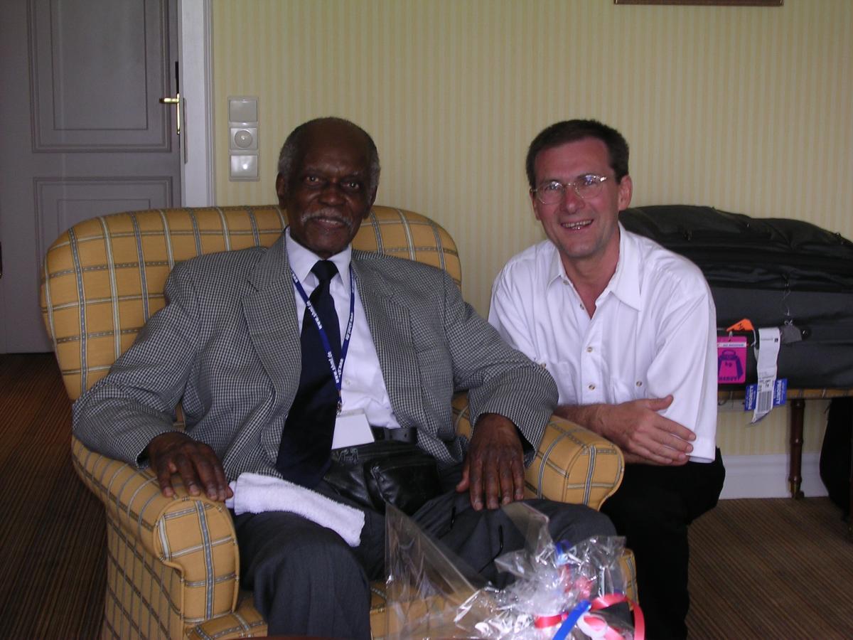 2005-07 Meeting Hank Jones at JazzBaltica, Salzau (Germany)